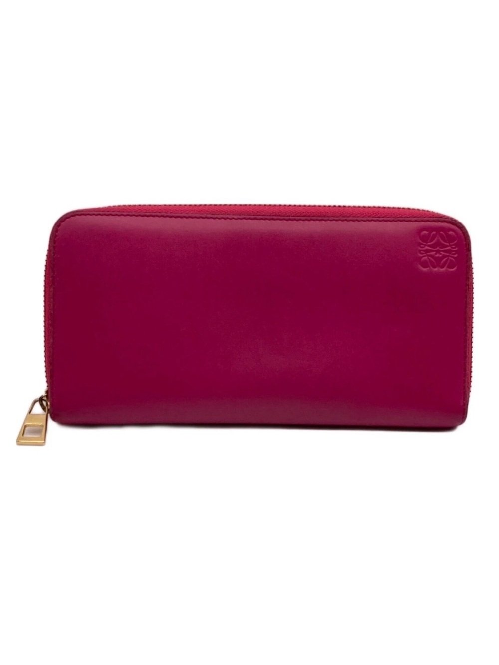 LOEWE Wallet Round zipper wallet Pink